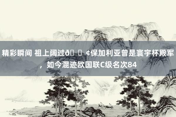 精彩瞬间 祖上阔过😢保加利亚曾是寰宇杯殿军，如今混迹欧国联C级名次84