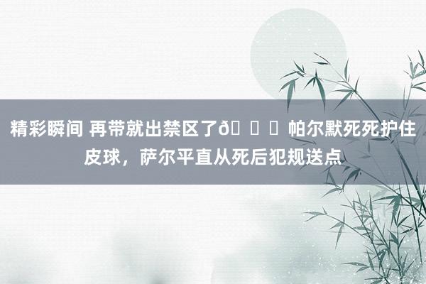 精彩瞬间 再带就出禁区了😂帕尔默死死护住皮球，萨尔平直从死后犯规送点